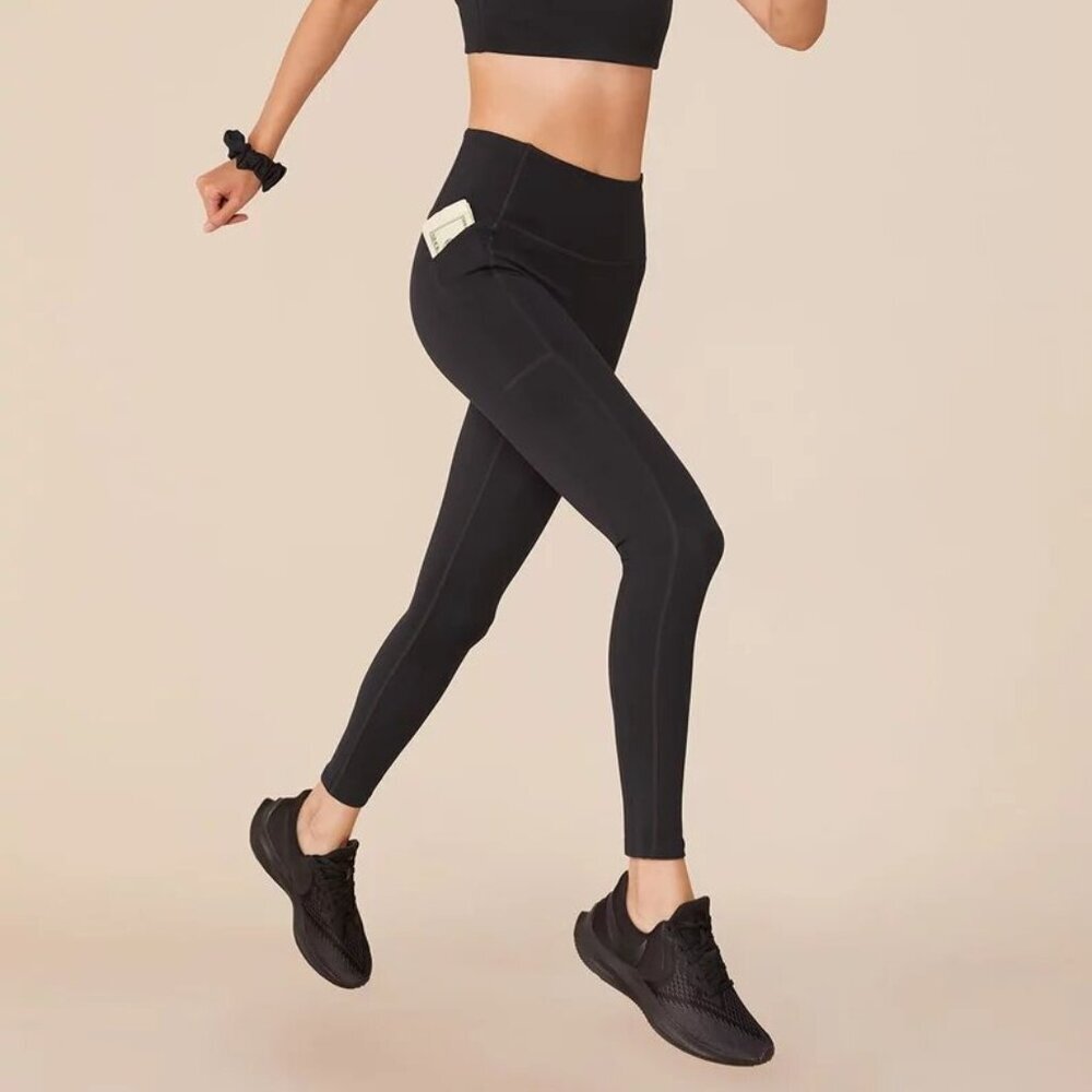 Girlfriend Collective Black High‎ Rise Leggings